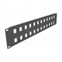 Keystone panel DeLOCK 19 inch Keystone Patch Panel 24 port 2U black