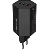 CANYON Charger HEXAGON 65 GaN 65W 2xPD 1xQC EU Black (CND-CHAHEX65B)