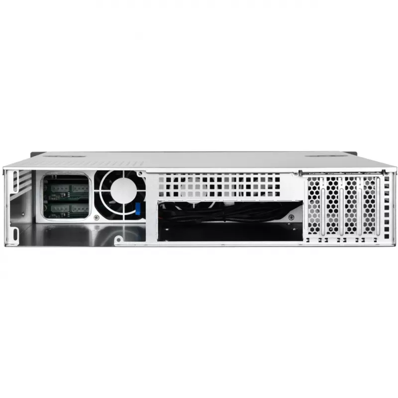Computer case Silverstone RM21-308, rack enclosure, black, 2U