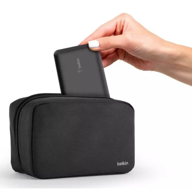 Belkin BoostCharge - Powerbank + AC-Power Supply - 10000 mAh - PD - 3 Output Ports (24 pin USB-C, 2 x USB)