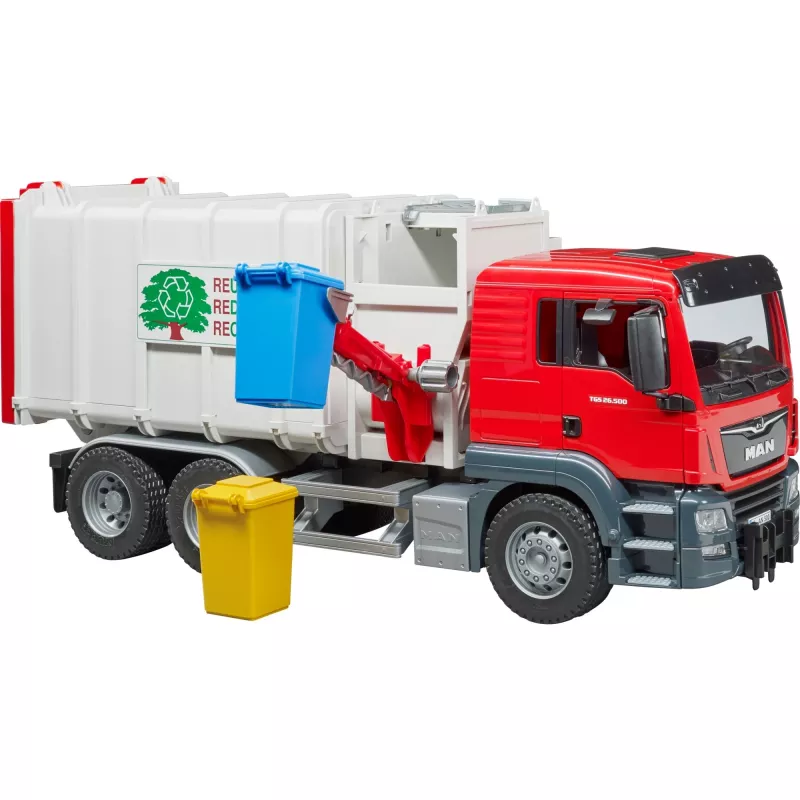 Bruder Man Side Loading Garbage Truck 2-4 - Ages 5-7