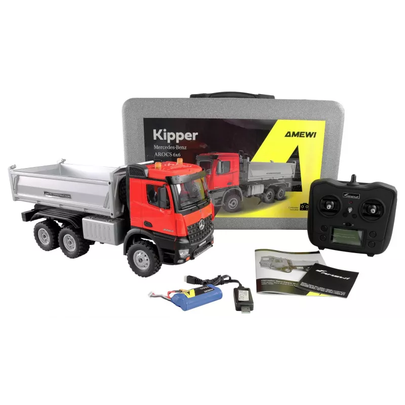 Amewi 22684 Radio-Controlled Dump Truck 1:14 Electric Motor Li-Ion 2500mAh