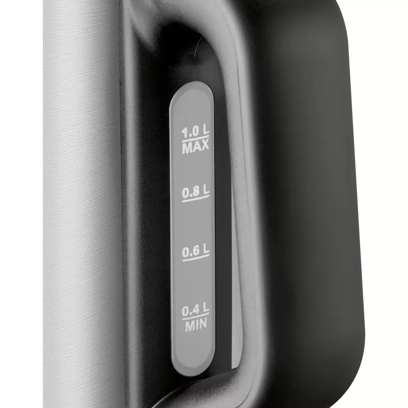 ProfiCook PC-WKS 1106 1l 2200W Black - Stainless Steel Electric Kettle (501106)