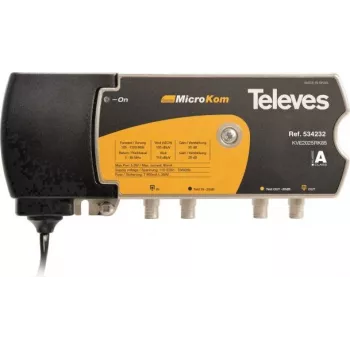 Televes BK-Amplifier KVE2025RK85 20/25dB m.RK 5-85MHz 20dB 1 (KVE2025RK85)