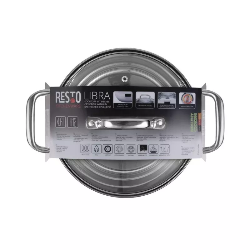 Resto Kitchenware Libra 4.6 L Round Stainless steel