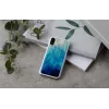 Smartphone case iKins for iPhone XR — blue lake outer, black inner