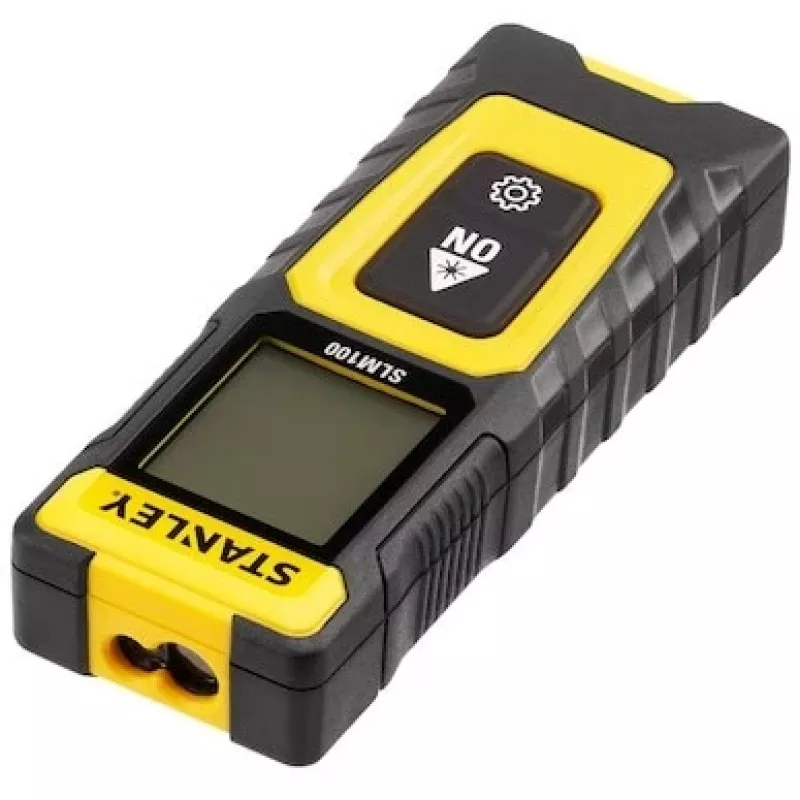 Distance meter STANLEY SLM100 — laser range 30 m, compact handheld measuring tool