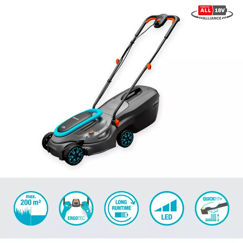 Push lawn mower Gardena PowerMax 32/18V P4A