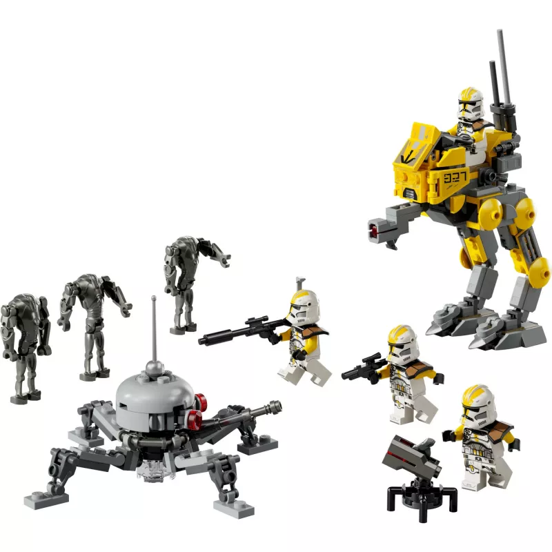 LEGO Star Wars set 327th Star Corps Clone Troopers Battle 75431 — 258 pieces, 7 minifigures, age 7+