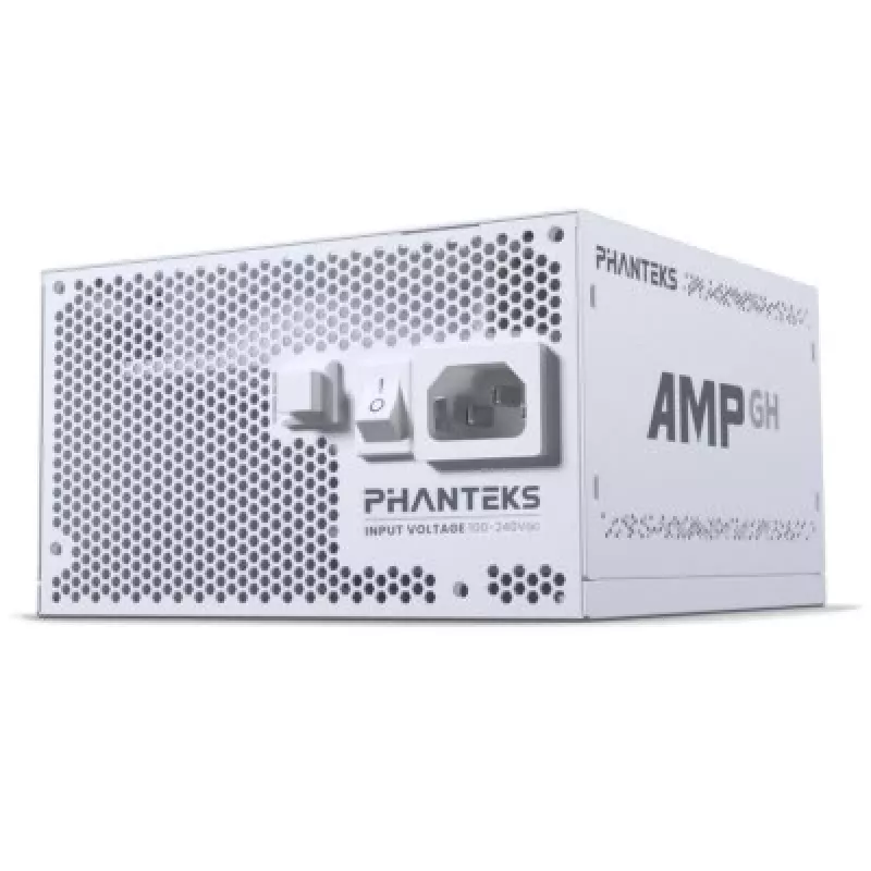 Power supply unit PHANTEKS AMP GH 850 W, 18+10 pin ATX, Fully-Modular, 80 PLUS Gold, White