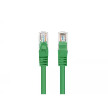Network cable LANBERG PCU6-20CC-0300-G Cat6 U/UTP RJ-45 to RJ-45 3 m Green