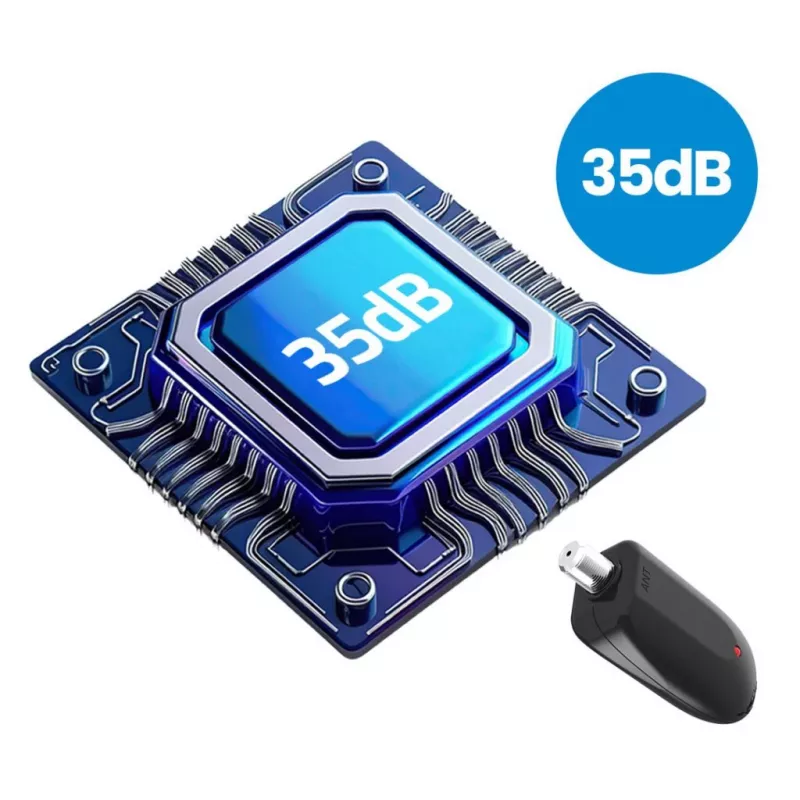 Car DVB-T Antenna Shark SHA301CAR with Active Amplifier for Vehicle TV Reception