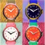 NeXtime klok 8158 Time Zones, 43x43.4 cm, Wall, Multi-color