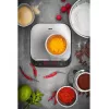GEFU PREZISO Black, Stainless steel Countertop Rectangle Electronic kitchen scale