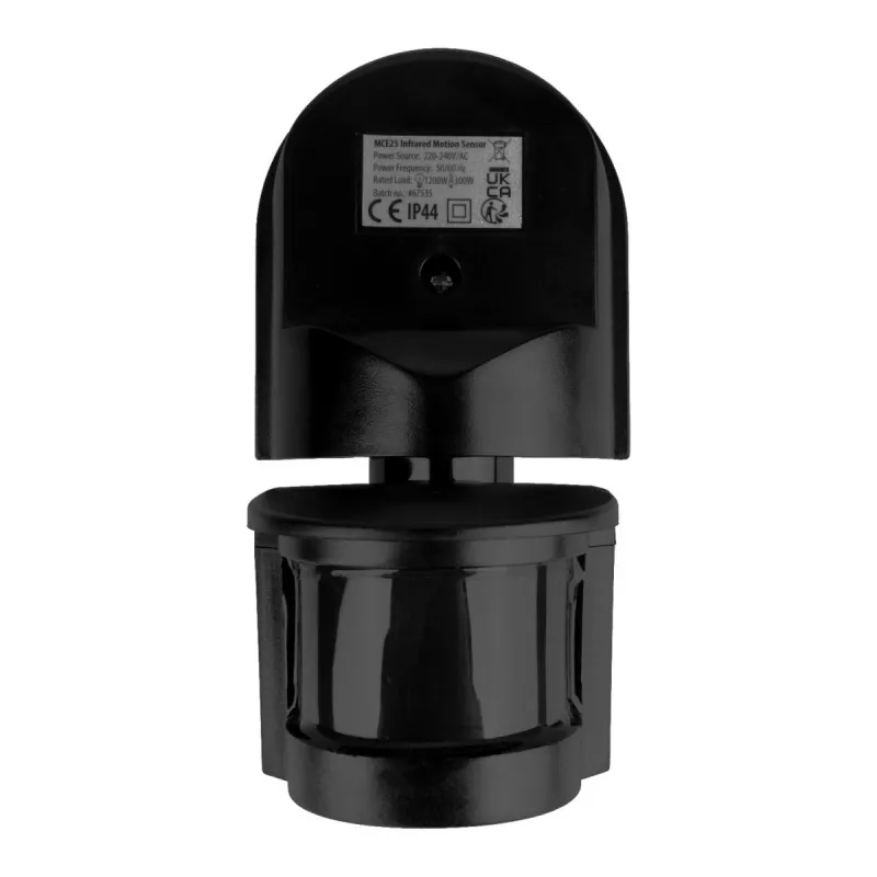Motion and twilight sensor MACLEAN MCE25 B — motion detector with light sensor, wall/ceiling mount
