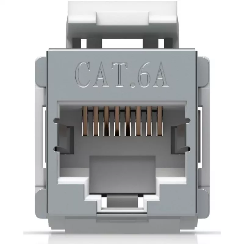 Keystone Coupler Ubiquiti UACC-Keystone-Coupler-C6A Flat Stainless Steel RJ-45