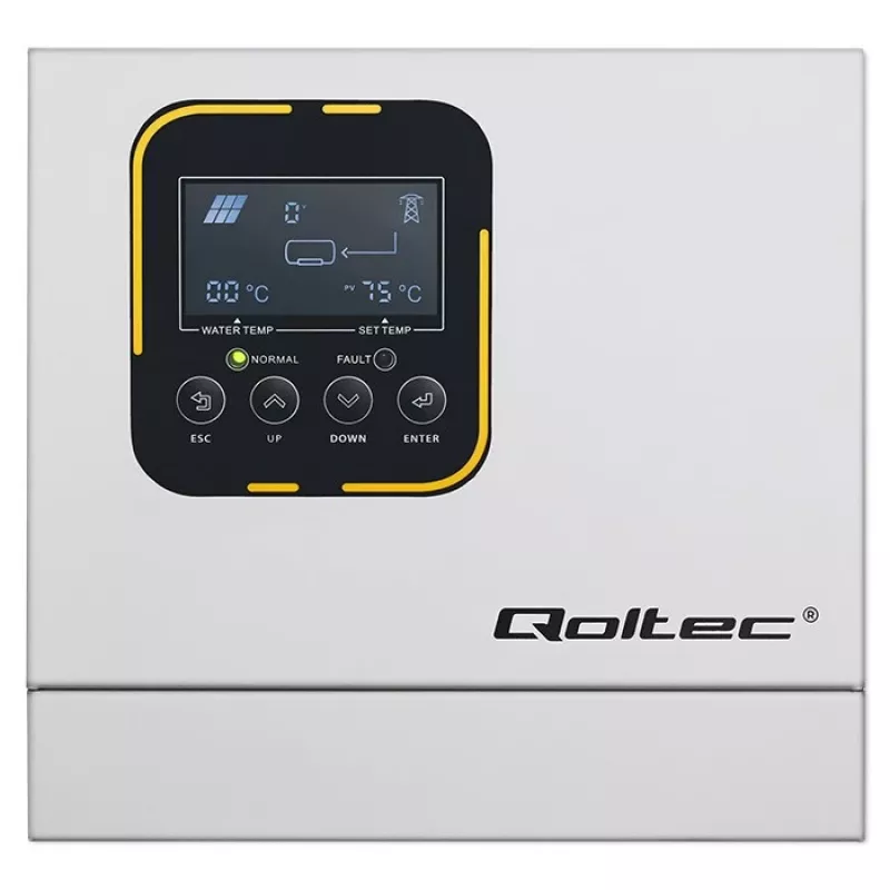 Inverter QOLTEC ECO Solar Boost 4kW MPPT LCD, 4 kW output, MPPT charge control, LCD display