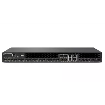 LANCOM XS-6128QF - Switch - L3 - managed - 16 x 10 Gigabit SFP+ + 4 x combo 10 Gigabit SFP+/RJ-45 + 4 x Combo 25 Gigabit SFP28 (Uplink) + 2 x Combo 40 Gigabit QSFP+ (Uplink) - Luft