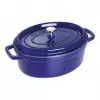 Cast iron cocotte Staub 4.25 L, 29 cm, blue