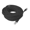 Network cable LANBERG Cat5e PCU5-10CC-1500-BK RJ-45 to RJ-45 15 m Black U/UTP