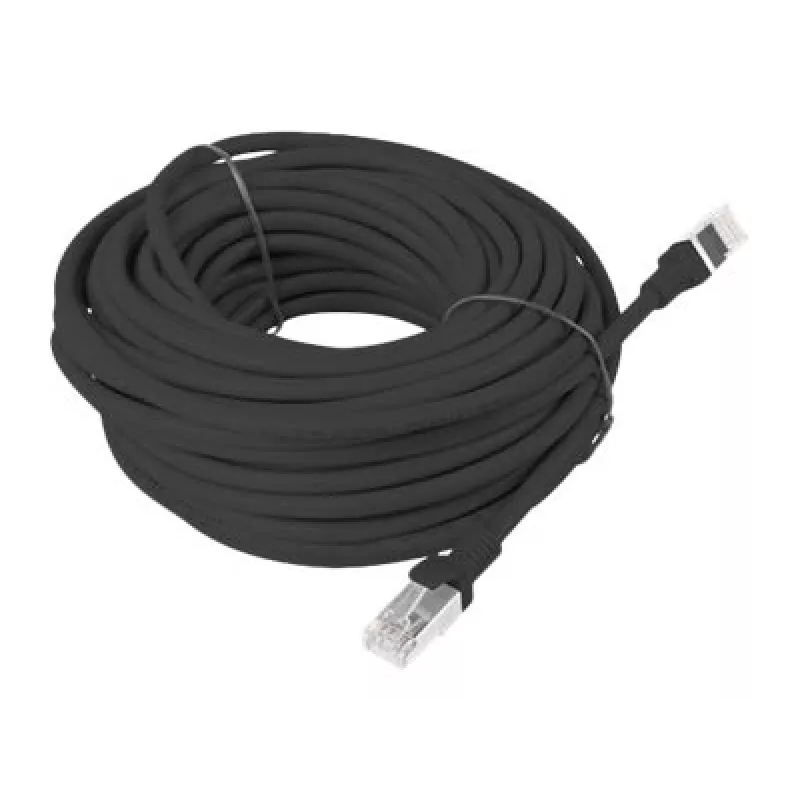 Network cable LANBERG Cat5e PCU5-10CC-1500-BK RJ-45 to RJ-45 15 m Black U/UTP