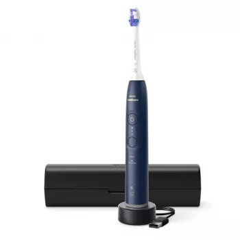 Electric toothbrush Philips Sonicare Series 6100 HX7403/05 — rechargeable, Li‑Ion battery, Sensitive & Daily care modes, dark blue