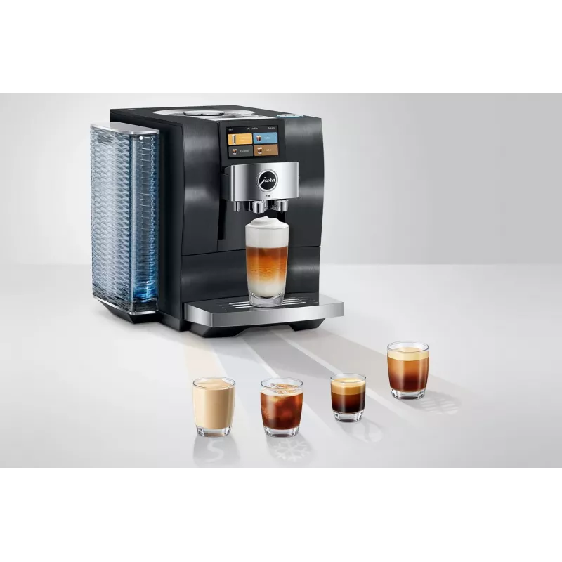 Espresso machine JURA Z10 Fully-auto 2.4 L Aluminium Black, 1450 W, 15 bar, 51 beverages