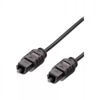 MediaRange - Digitales Audio-Kabel (optisch) - TOSLINK männlich zu TOSLINK männlich - 1,5m - Glasfaser - Schwarz (MRCS133)