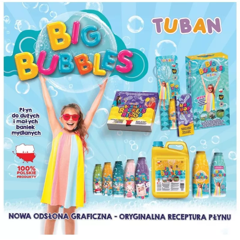 Bubble set Tuban DISPLAY SMALL SOAP BUBBLES MIX 36 PCS x 60 ml