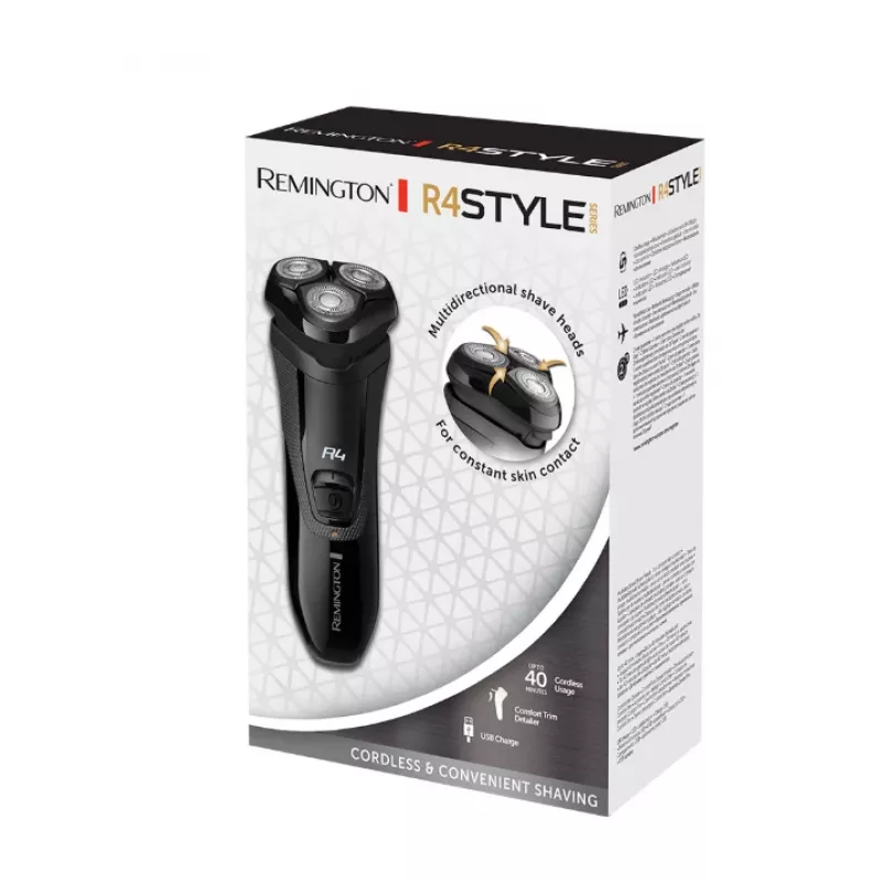 Rotation shaver Remington R3600 Black Battery powered 40 min