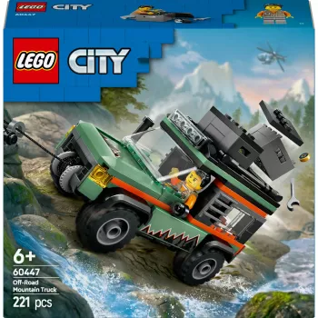 LEGO City Offroad SUV 4x4 building set 60447 — 221 pieces, 1 minifigure, age 6+