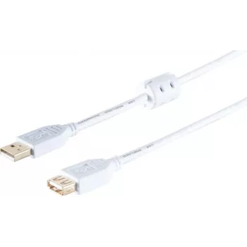USB Extension Cable ShiverPeaks 77123-WF — High Speed USB 2.0, ferrite connector, male-to-female