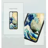 Phone case iKins for Samsung Galaxy S21+ — protective back cover 'great wave'