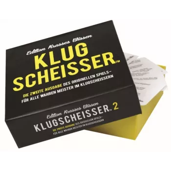 Klugscheisser 2 Black Edition - Edition krasses Wissen, Party Game