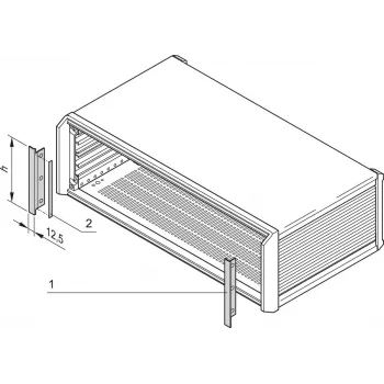 SCHROFF side cover plate PROPAC/PRO - Rack-Accessory (24576117)