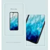 Phone case iKins for Samsung Galaxy S21+ — protective back cover, blue lake black