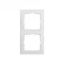 Wall plate / switch cover berker 10129909 — white thermoplastic screwless, 1 pc