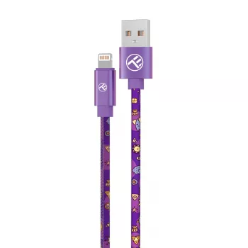 USB to Lightning cable Tellur TLL155601 1 m, 3A, purple