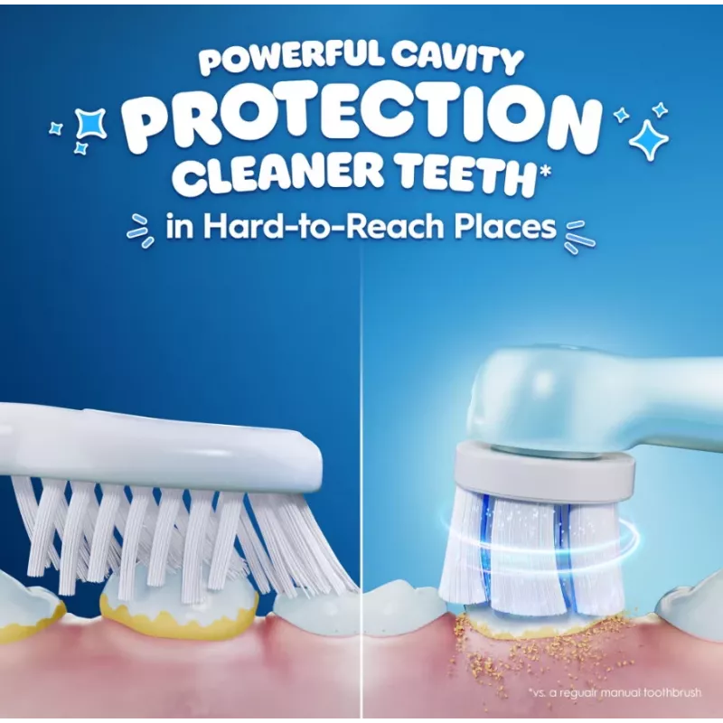 Oral-B Electric Toothbrush with Travel Case, 6Y+ | iO Kids Disney Stitch | Rechargeable | For kids | Number of brush heads included 1 | Number of teeth brushing modes 3