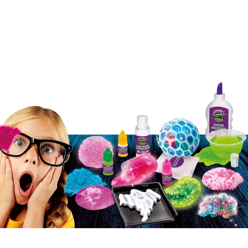Science kit Liscianigiochi Crazy Science Slime in the dark 304-PL89239 — glow-in-the-dark slime experiment set