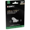 USB flash drive Emtec 32 GB USB Type-A USB Type-C D280
