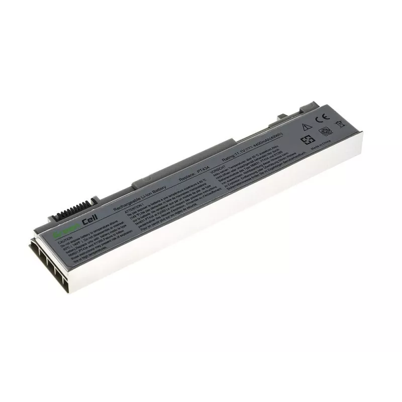 Laptop battery Green Cell DE09 for DELL Latitude E6400 E6410 E6500, Li‑Ion 4400 mAh, 11.1 V, 6 cells, silver