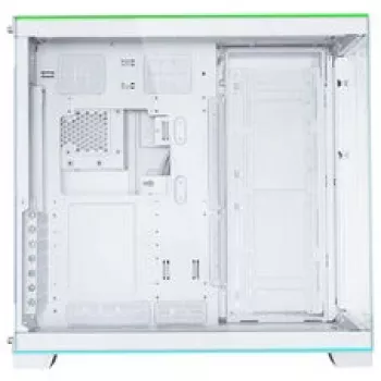 Lian Li O11 Dynamic EVO RGB PC-Enclosure Bundle + HydroShift II LCD-S 360TL AiO + 6x UNI FAN SL-INF 120 Reverse Blade Fan - White