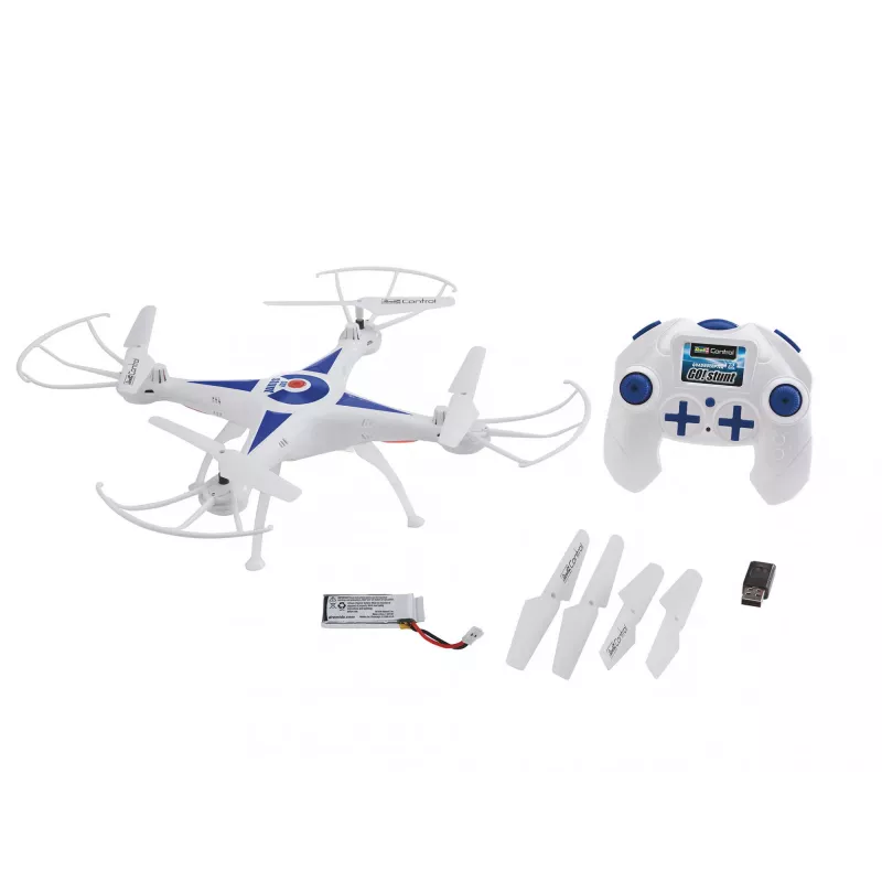 Revell GO STUNT 4 rotors Quadcopter 380 mAh Blue, White