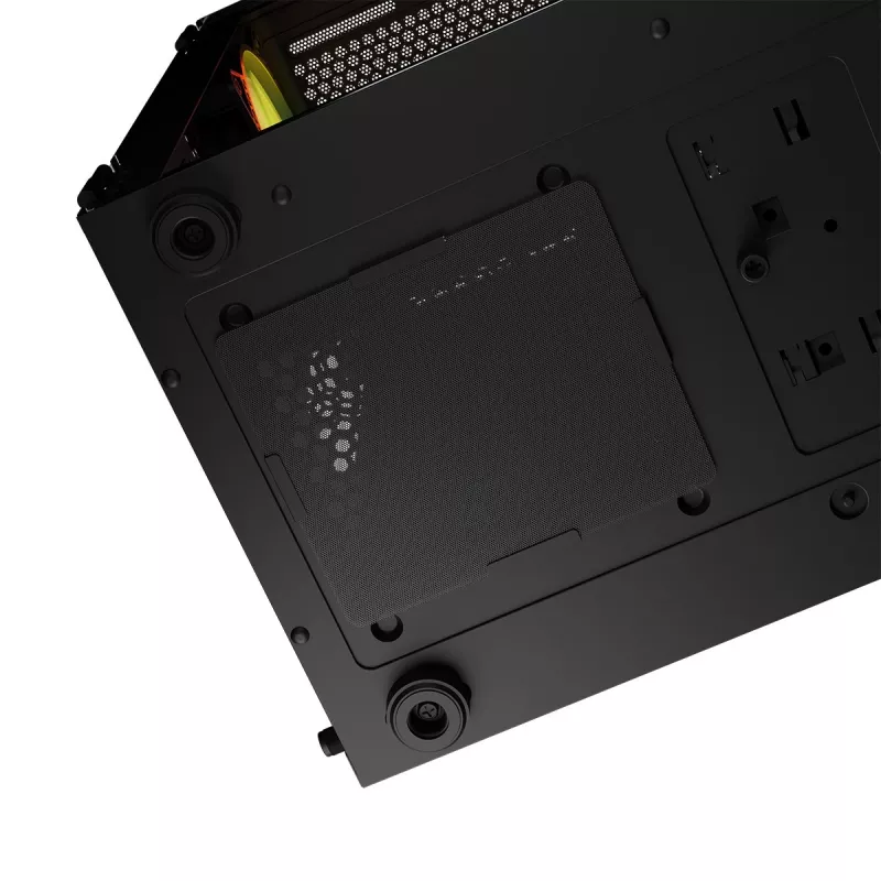 Computer Case Logic Concept Portos Mini ARGB Micro ATX Black