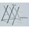 Einhell 4500067 Chainsaw Sawhorse, Silver, Galvanised Metal