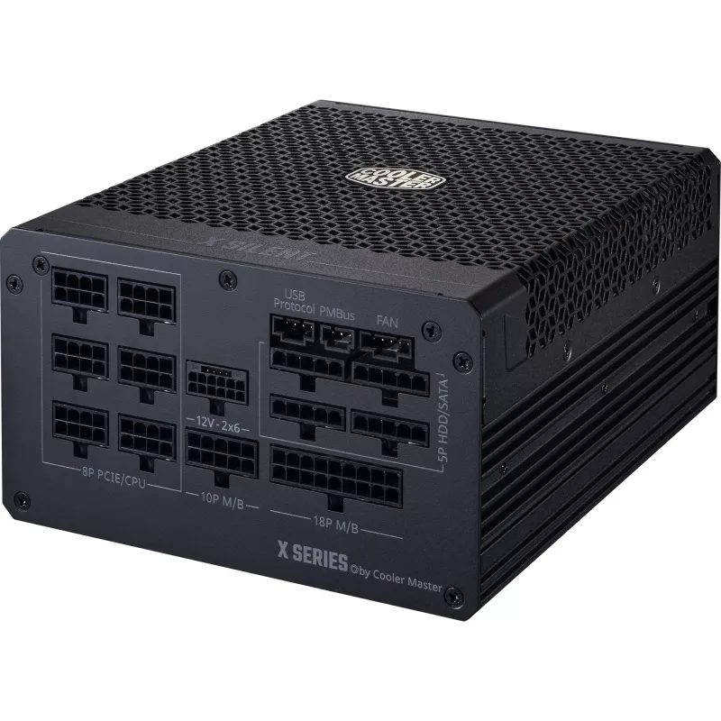 Power supply unit Cooler Master X Silent Edge Platinum 1100 W 24-pin ATX Black