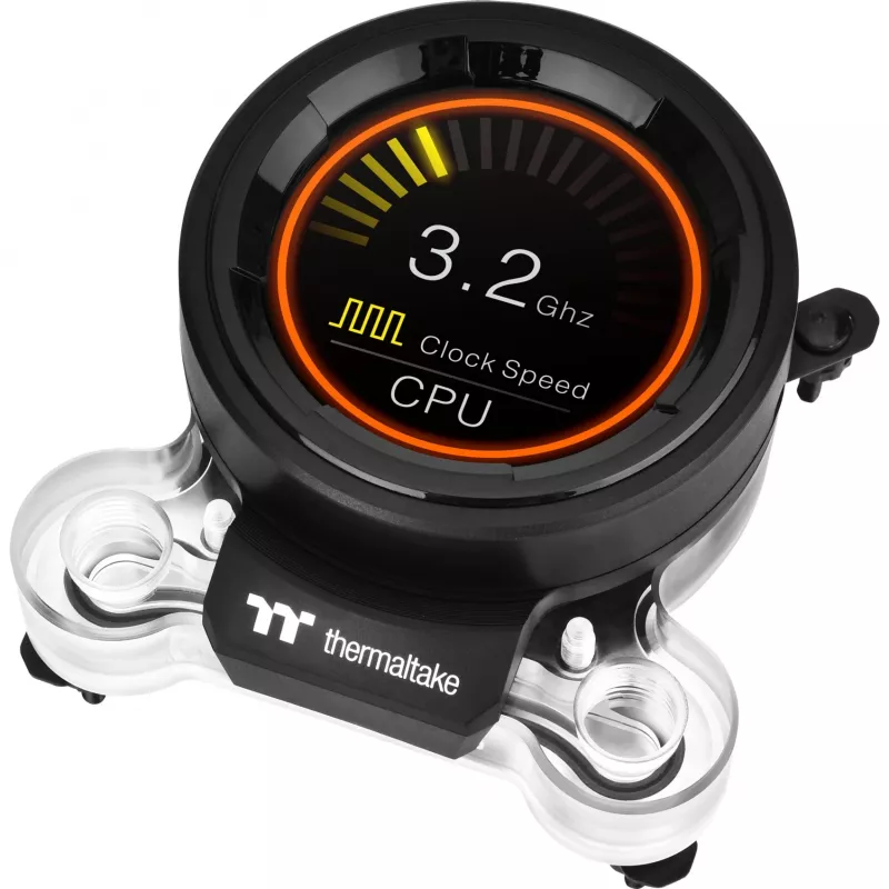 Water cooling Pacific MX2 Ultra CPU water block, copper, 2.1 LCD temperature sensor