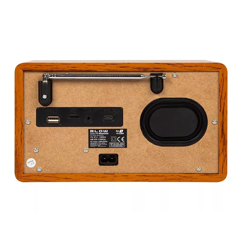 Portable Analog AM/FM Radio BLOW RA9 V.2 — AM and FM reception, battery-powered, analog tuning