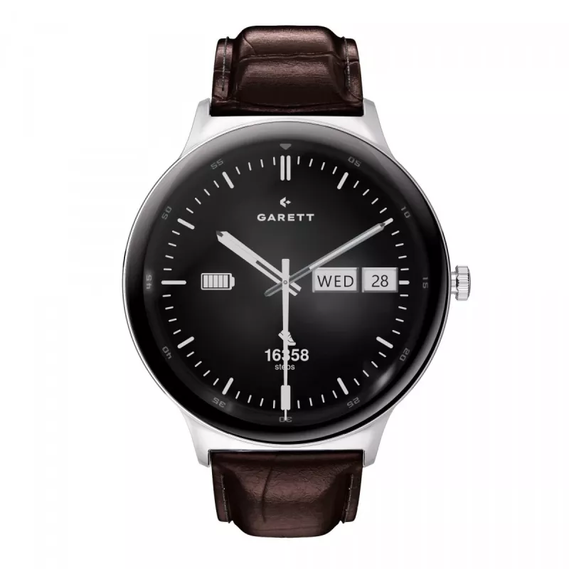Smartwatch Garett Quantum — stainless silver